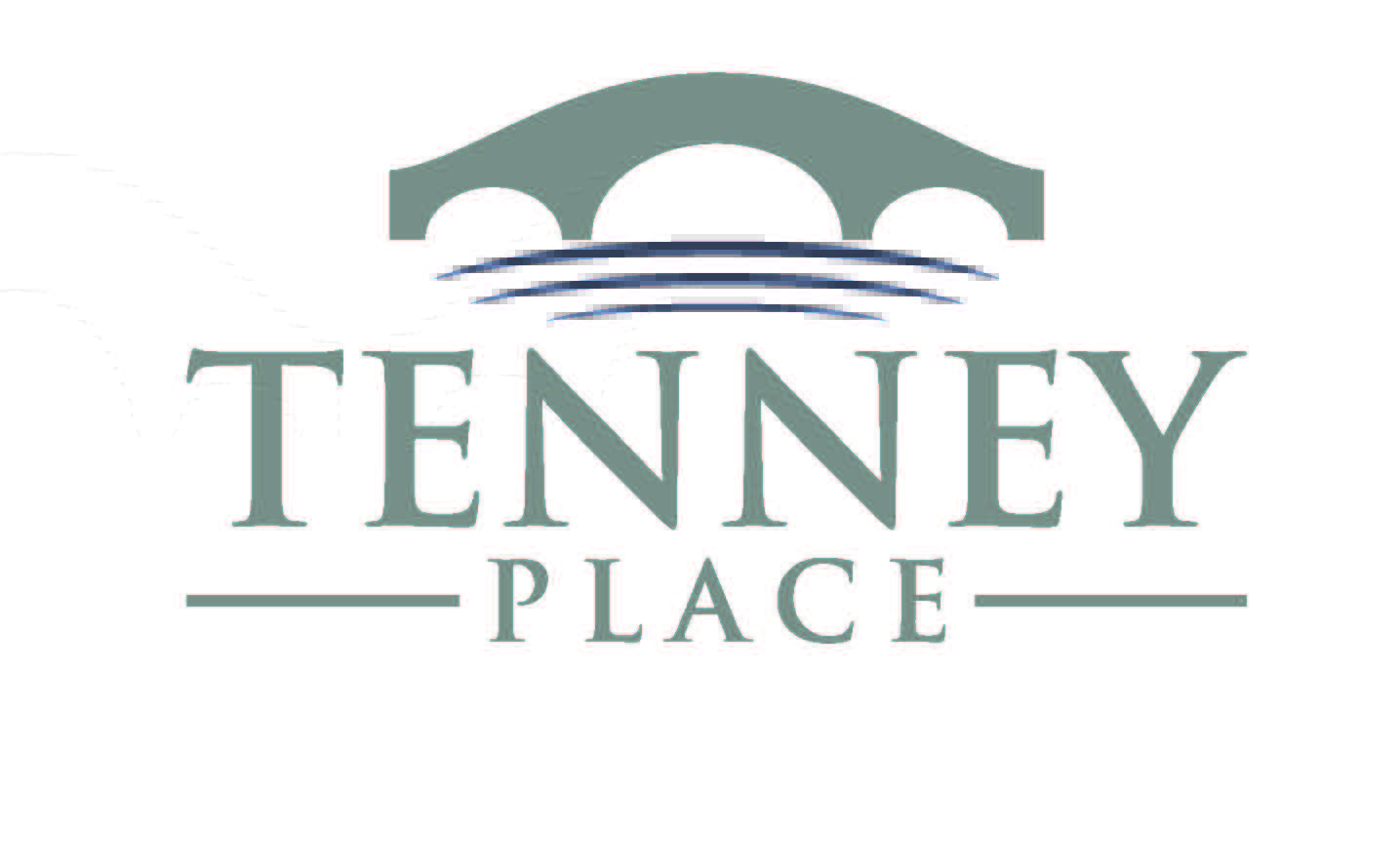 A logo with the words "Tenney Place" and a stylized car above the text.